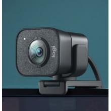 羅技（Logitech）StreamCam高清直播攝像頭 電腦筆記本視頻會議攝像頭 網(wǎng)課會議教學(xué)攝像頭 面部追蹤 黑色
