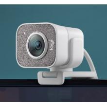 羅技（Logitech）StreamCam高清直播攝像頭 電腦筆記本視頻通話攝像頭 網(wǎng)課會議教學(xué)攝像頭 面部追蹤 白色