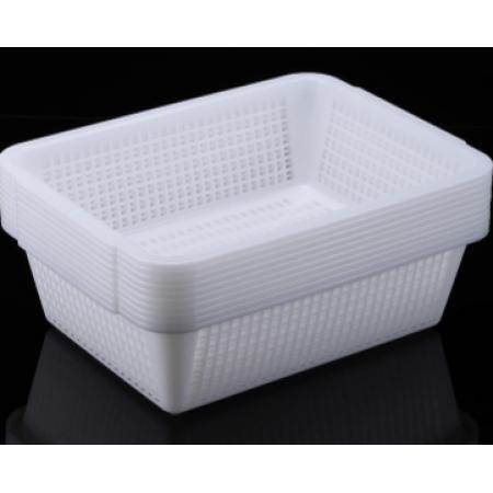   白色   塑料筐	49*36.5*17.5cm
