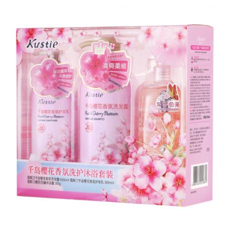 洗護(hù)套裝 櫻花 香氛洗護(hù)禮盒洗發(fā)水沐浴露
