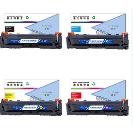 盈佳 W2040A四色套裝 硒鼓 商專版 帶芯片 彩色 黑：2400頁