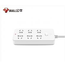 公牛（BULL）插座GN-216  6位總控長3米