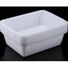 白色   塑料筐	49*36.5*17.5cm