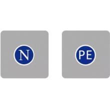 電工標(biāo)示貼	PE+N （零排地排）